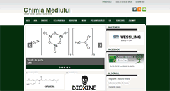 Desktop Screenshot of chimiamediului.ro